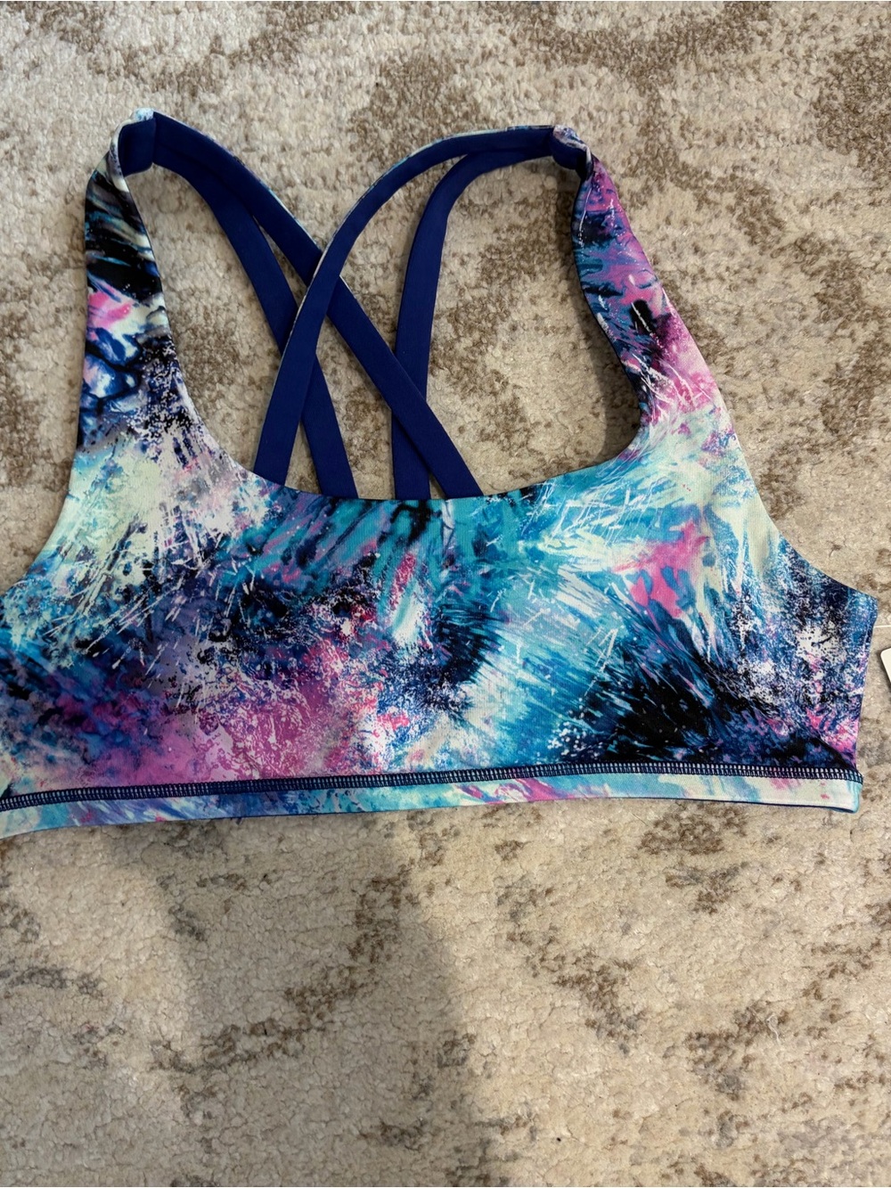 BNWT Ivivva (Lulu) Girls’ Blue Sports Bra